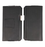 MF Handmade Leer Horizontaal Draagtas Maat L Zwart