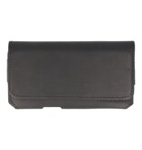 MF Handmade Leer Horizontaal Draagtas Maat L Zwart