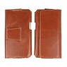 MF Handmade Leather Horizontal Tote Bag Size XL Brown