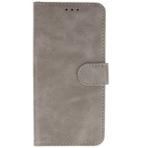 Bookstyle Wallet Cases Hoesje voor Samsung Galaxy Note 20 Grijs