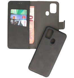 2 in 1 Book Case Cover for Samsung Galaxy M31 Black