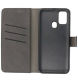 2 in 1 Book Case Cover für Samsung Galaxy M31 Schwarz