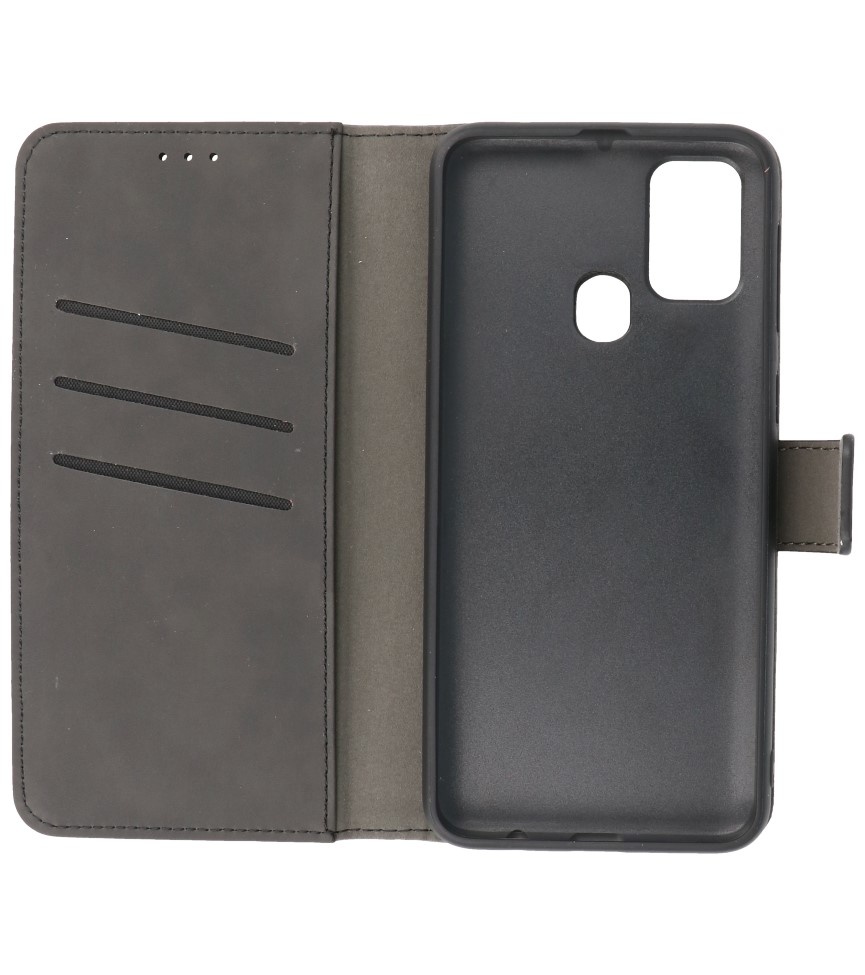 2 in 1 Book Case Cover for Samsung Galaxy M31 Black