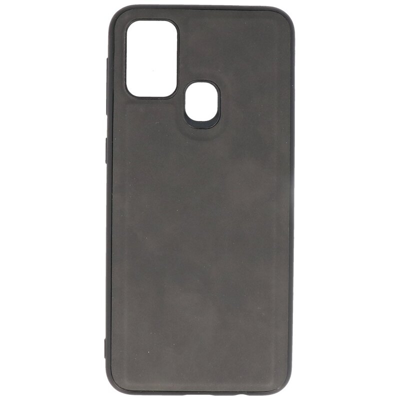 2 i 1 Bog Cover til Samsung Galaxy M31 Sort