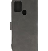 2 i 1 Bog Cover til Samsung Galaxy M31 Sort