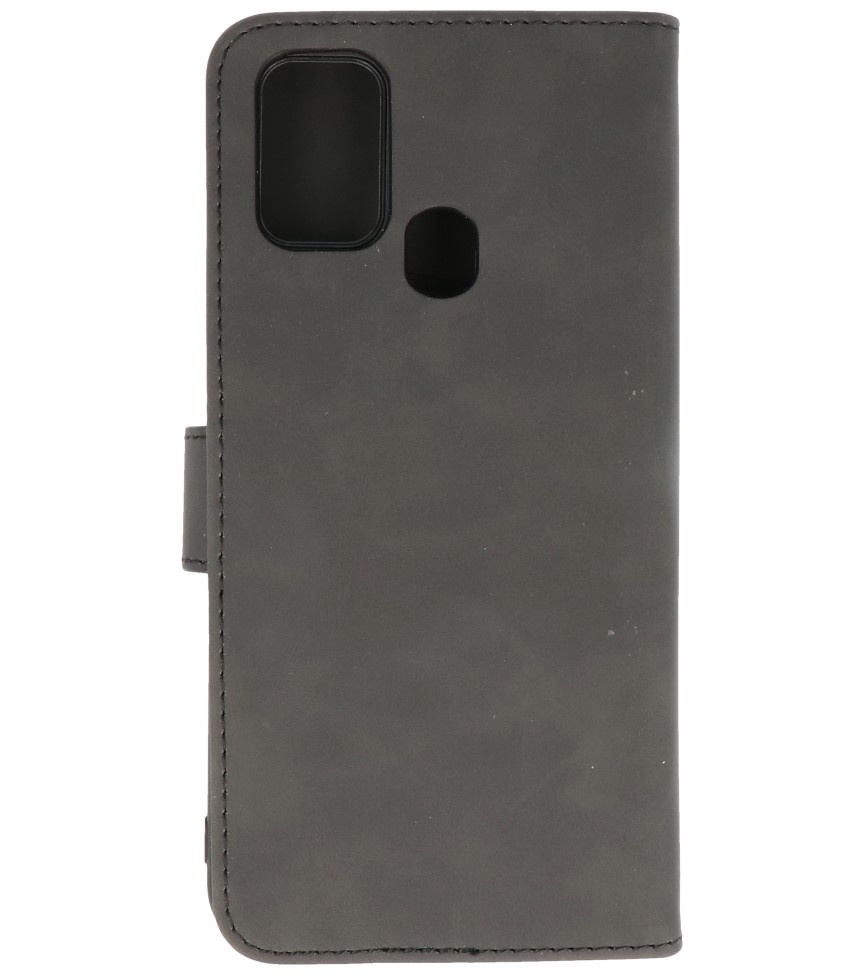 2 i 1 Bog Cover til Samsung Galaxy M31 Sort