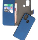 2 i 1 bog cover til Samsung Galaxy M31 Navy