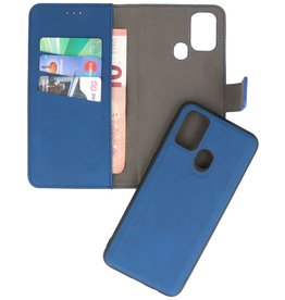 2 in 1 Book Case Cover for Samsung Galaxy M31 Navy