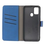 2 in 1 Book Case Cover for Samsung Galaxy M31 Navy