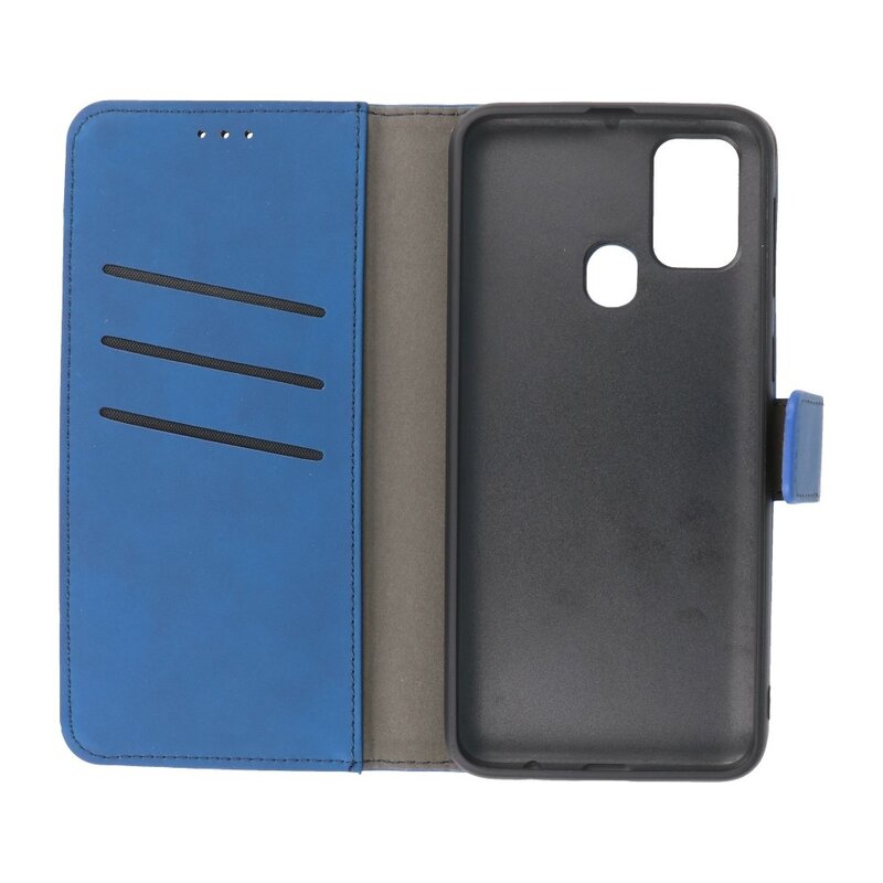 2 in 1 Book Case Cover for Samsung Galaxy M31 Navy