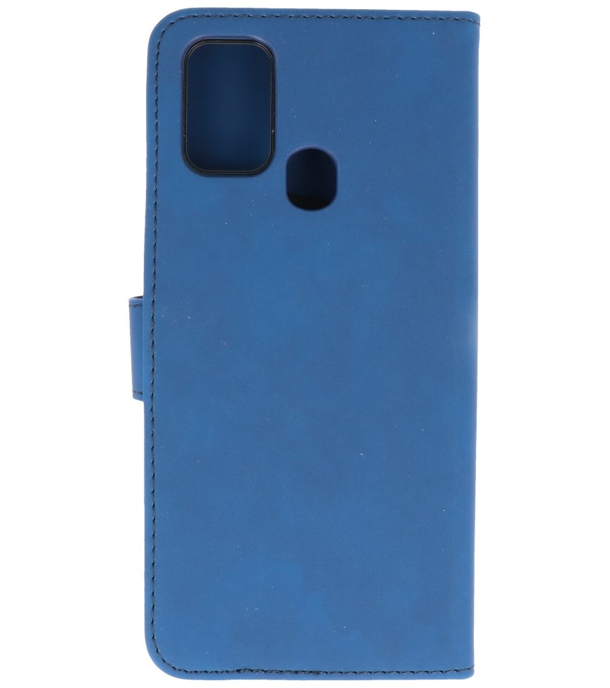 2 i 1 bog cover til Samsung Galaxy M31 Navy