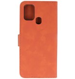 2 in 1 Book Case Cover for Samsung Galaxy M31 Brown