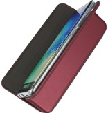 Slim Folio Case voor Samsung Galaxy A21s Bordeaux Rood