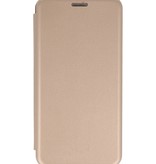Schlanke Folio Hülle für Samsung Galaxy A51 5G Gold