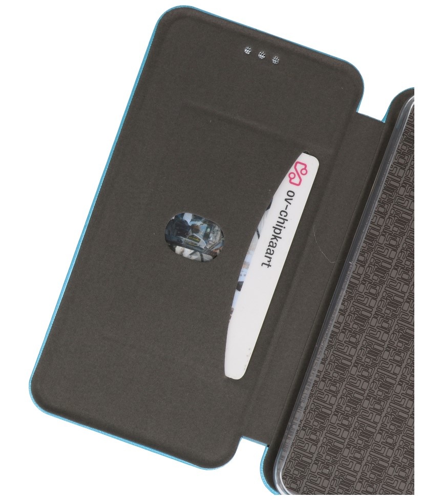 Schlanke Folio Hülle für Samsung Galaxy A71 5G Blau