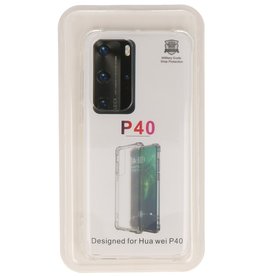 Cover in TPU antiurto per Huawei P40 Trasparente