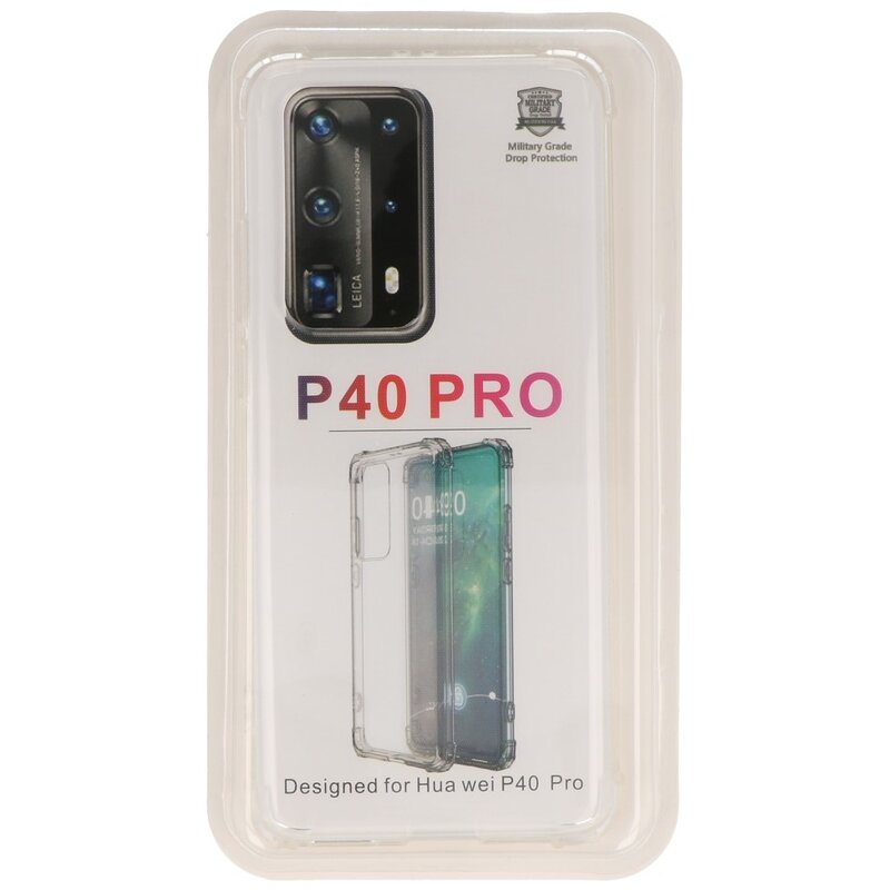 Coque en TPU antichoc pour Huawei P40 Pro Transparent