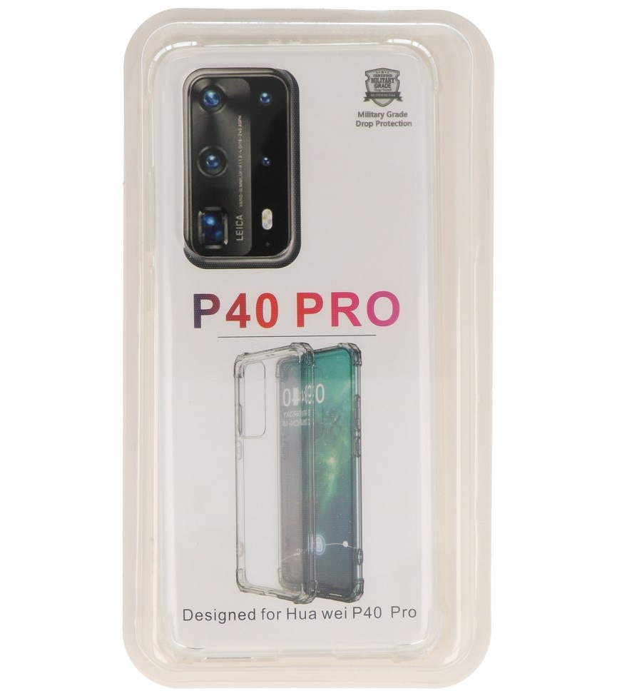 Cover in TPU antiurto per Huawei P40 Pro Trasparente