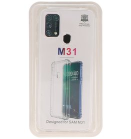 Carcasa de TPU a prueba de golpes para Samsung Galaxy M31 Transparente