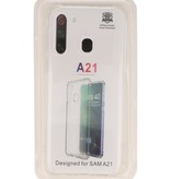 Schokbestendig TPU hoesje Samsung Galaxy A21 Transparant