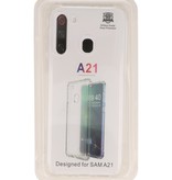Shockproof TPU case for Samsung Galaxy A21 Transparent