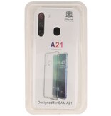 Custodia in TPU antiurto per Samsung Galaxy A21 trasparente