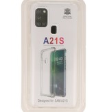 Coque en TPU antichoc pour Samsung Galaxy A21s Transparent