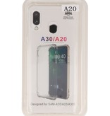 Shockproof TPU case for Samsung Galaxy A20 Transparent