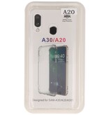 Carcasa de TPU a prueba de golpes para Samsung Galaxy A20 Transparente