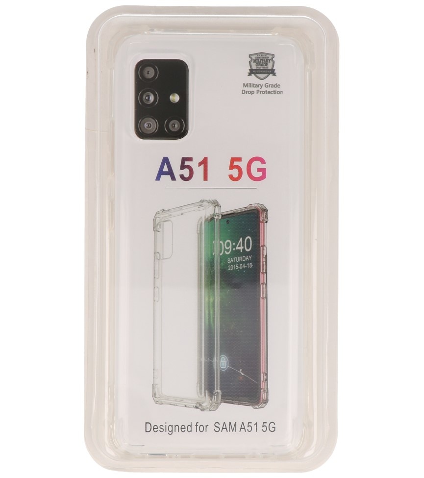 Custodia in TPU antiurto per Samsung Galaxy A51 5G trasparente