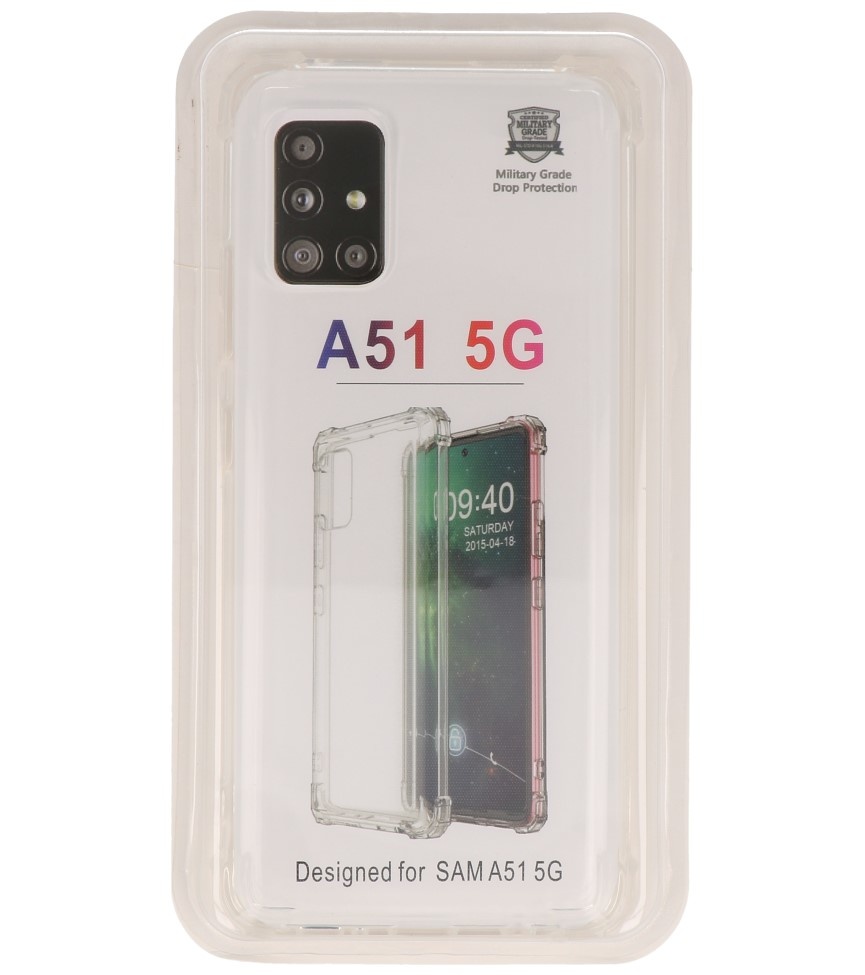 Stødsikker TPU taske til Samsung Galaxy A51 5G Gennemsigtig