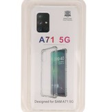 Custodia in TPU antiurto per Samsung Galaxy A71 5G trasparente