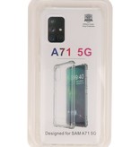 Stoßfeste TPU-Hülle für Samsung Galaxy A71 5G Transparent