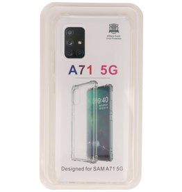 Carcasa de TPU a prueba de golpes para Samsung Galaxy A71 5G Transparente