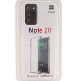 Stødsikker TPU taske til Samsung Galaxy Note 20 Transparent