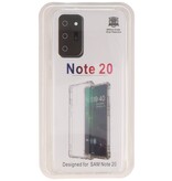 Custodia in TPU antiurto per Samsung Galaxy Note 20 Trasparente