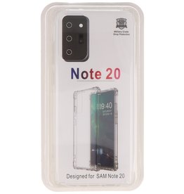 Custodia in TPU antiurto per Samsung Galaxy Note 20 Trasparente