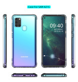 Shockproof TPU case for Samsung Galaxy A21s Transparent