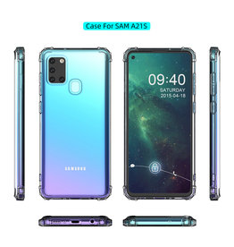 Custodia in TPU antiurto per Samsung Galaxy A21s Trasparente