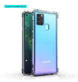 Coque en TPU antichoc pour Samsung Galaxy A21s Transparent