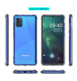 Shockproof TPU case for Samsung Galaxy A31 Transparent