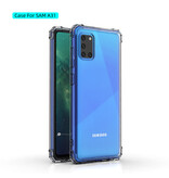 Shockproof TPU case for Samsung Galaxy A31 Transparent