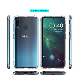 Coque en TPU antichoc pour Samsung Galaxy A20 Transparent