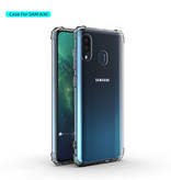 Schokbestendig TPU hoesje Samsung Galaxy A20 Transparant