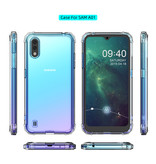 Shockproof transparent TPU case for Samsung Galaxy A01