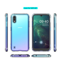 Shockproof transparent TPU case for Samsung Galaxy A01