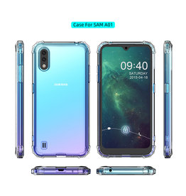 Stoßfeste transparente TPU-Hülle für Samsung Galaxy A01