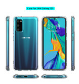 Schokbestendig transparant TPU hoesje voor Samsung Galaxy S20