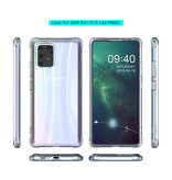 Shockproof transparent TPU case for Samsung Galaxy S10 Lite