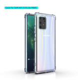 Shockproof transparent TPU case for Samsung Galaxy S10 Lite
